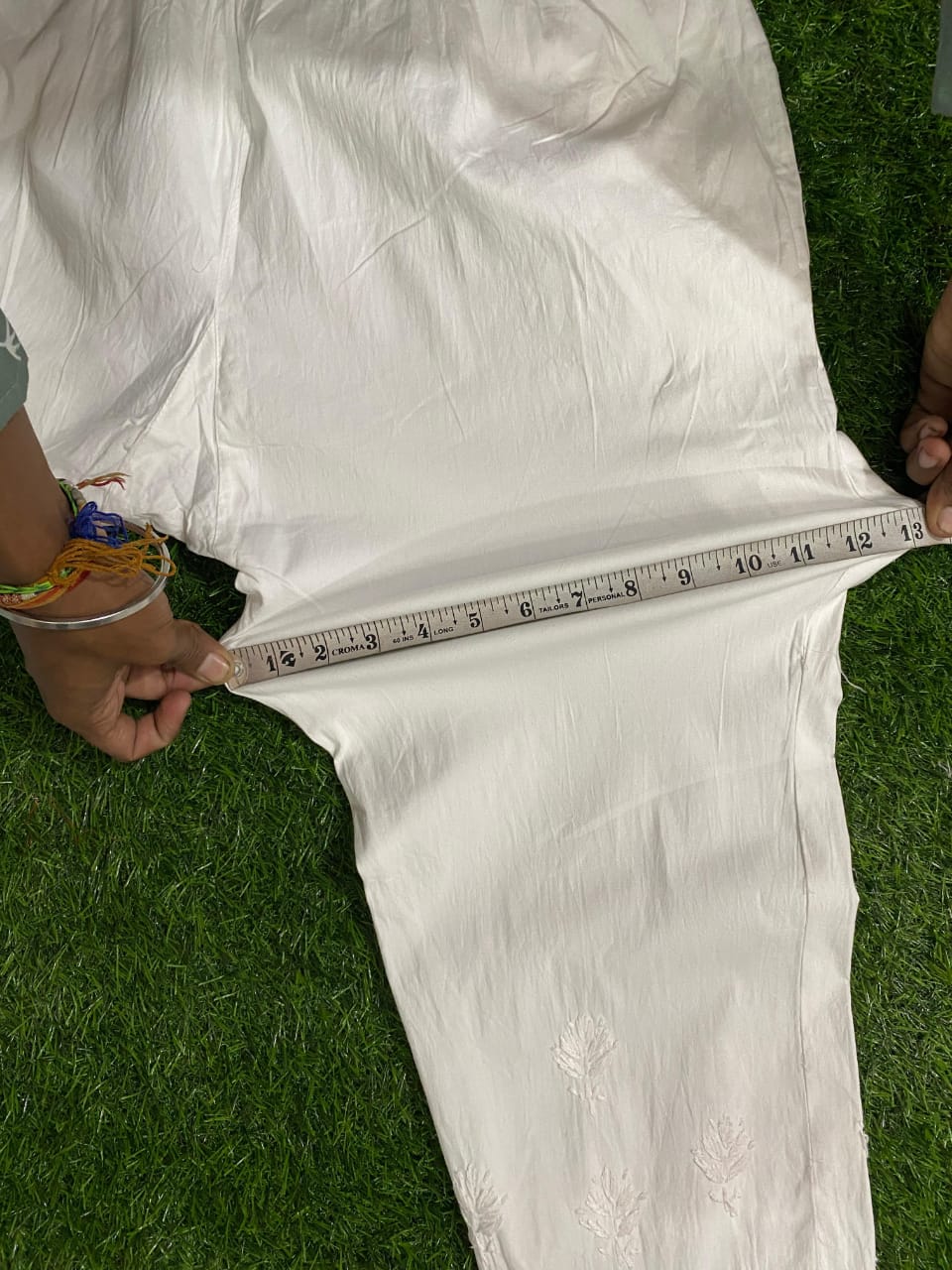 Lucknowi Chikankari Handwork Pant