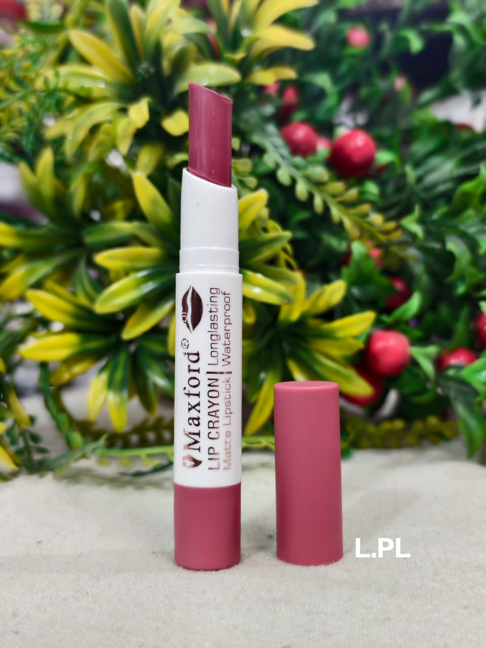 Maxford NUDE Shade Crayon Matte Lipstick - Non-Transfer, Waterproof & Long-Lasting